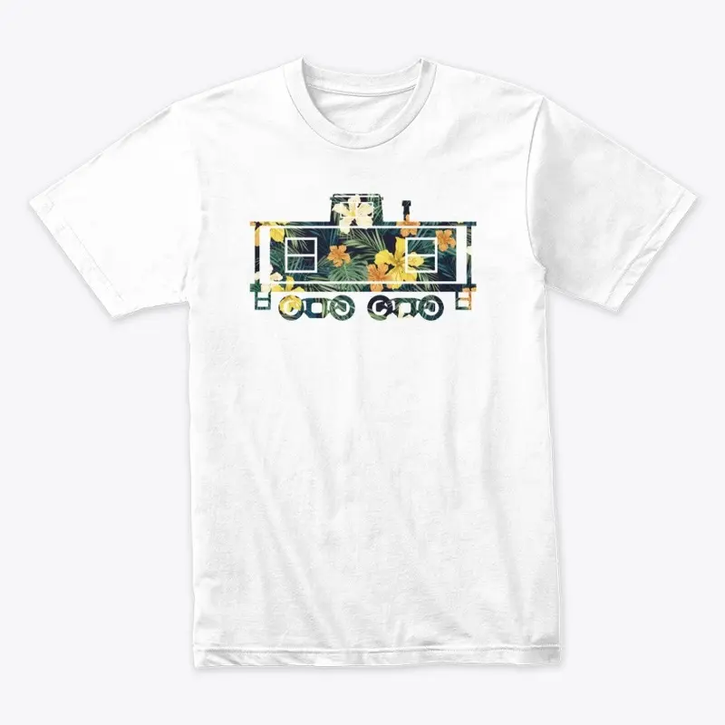 WAWG Tropical Flowers Caboose