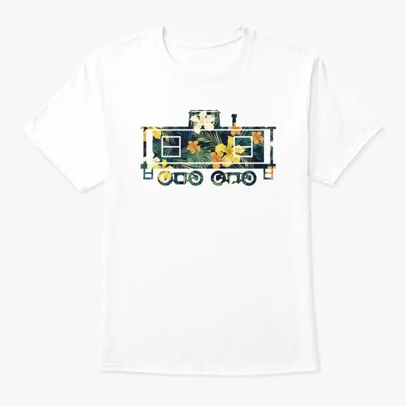 WAWG Tropical Flowers Caboose