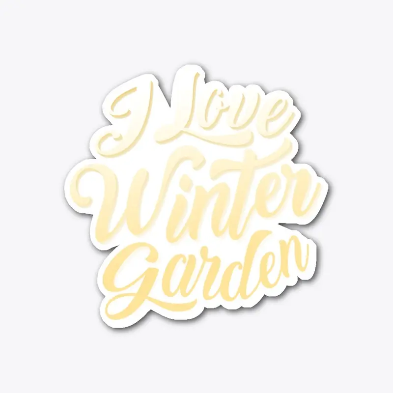 I Love Winter Garden Gold