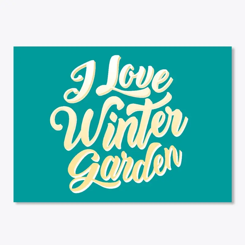 I Love Winter Garden Gold