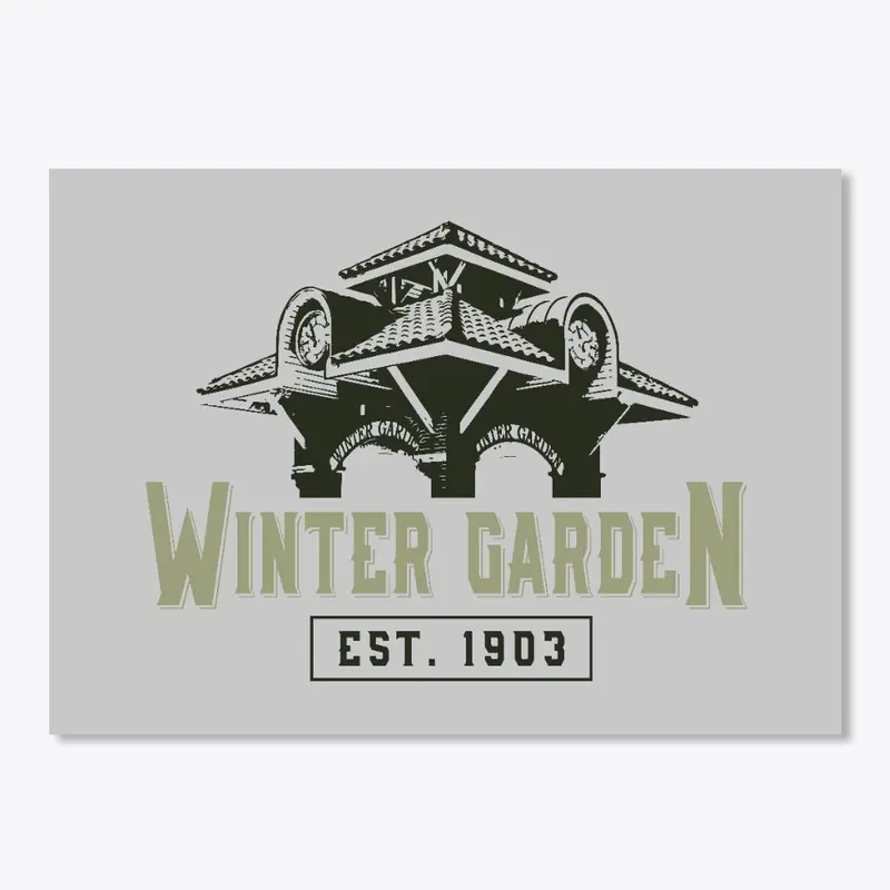 Winter Garden Est 1903 Clocktower Sage