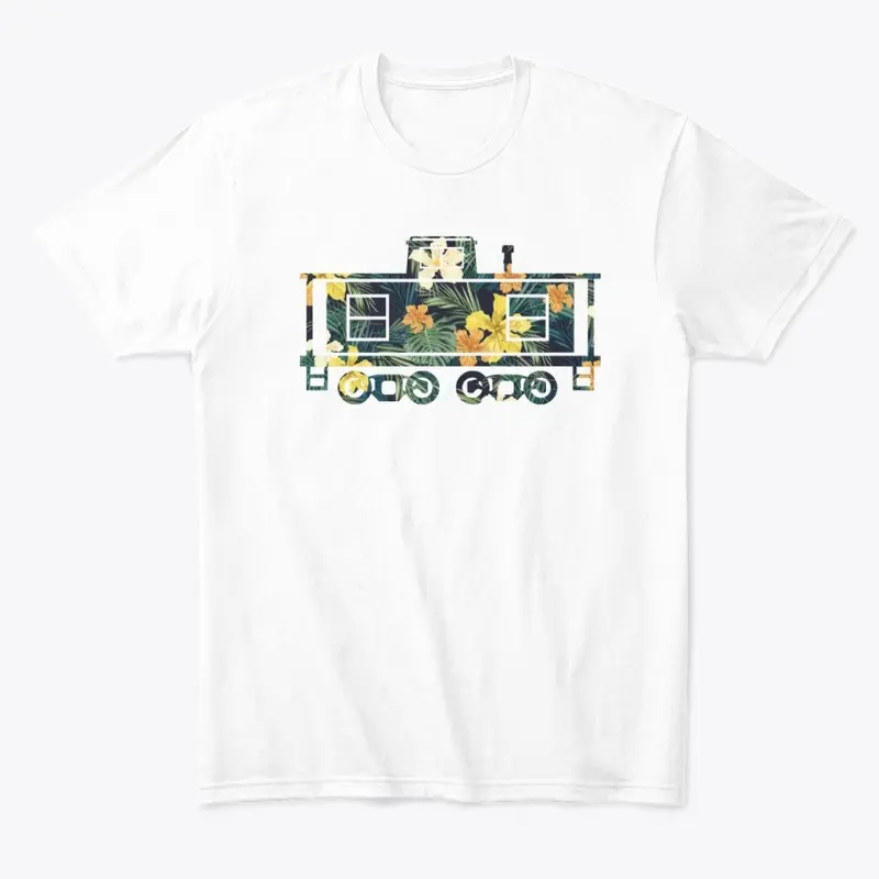 WAWG Tropical Flowers Caboose